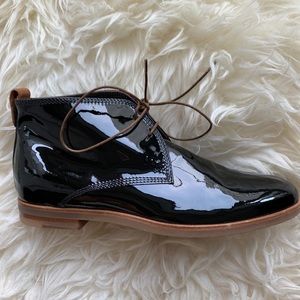 AGL - Patent Italian Leather Booties
